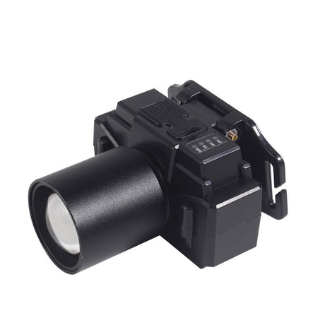 Lanterna Led De Montat Pe Cap, Cu Raza Lunga De Zoom, Far Telescopic, Reglabil, Rezistent La Apa, Pentru Pescuit In Aer Liber, Camping, Lumina Puternica, Lanterna