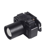 Lanterna LED de Montat pe Cap, Vivimall, cu Raza Lunga de Zoom, Far Telescopic, Reglabil, Rezistent la Apa, pentru Pescuit in Aer Liber, Camping, Lumina Puternica, Lanterna, 7x4.5x6 cm, Negru - vivimall.ro