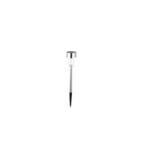 Lampa Solara Led Decorativa Pentru Gradina, Argintie, Lumina Alb Cald - vivimall.ro