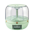 Dozator De Cereale Rotativ 360, 6 Compartimente, Capacitate 6 L, Rezistent La Umezeala, Inchidere Etansa - vivimall.ro