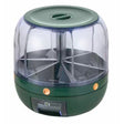 Dozator De Cereale Rotativ 360, 6 Compartimente, Capacitate 3 L, Rezistent La Umezeala, Inchidere Etansa - vivimall.ro