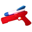 Pistol de Jucarie, Flippy, cu Lansator de Racheta, din Polistiren/Plastic, Lumina LED, +3 Ani, Rosu/Albastru - vivimall.ro