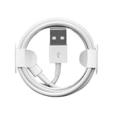 Cablu de Date pentru Telefon, Flippy, port USB-A Compatibil cu iPhone cu porturi de tip Lightning, pentru Incarcare Rapida, Lungime 1M, Alb - vivimall.ro
