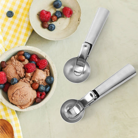 Lingura Dozatoare Inghetata Cool Serving, Inox, Gri - vivimall.ro