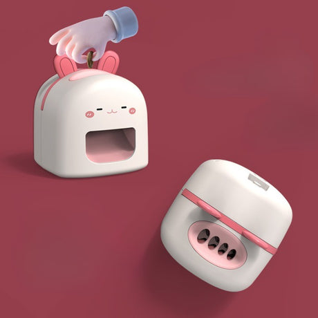 Mașină de Decojit Semințe, Vivimall, Mini Deschizător, Model Iepuras, Incarcare USB, 9.7x10x8.6 cm, Alb - vivimall.ro