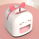 Masina De Decojit Seminte, Mini Deschizator, Model Iepuras, Incarcare Usb, 9.7X10X8.6 Cm, Alb - vivimall.ro