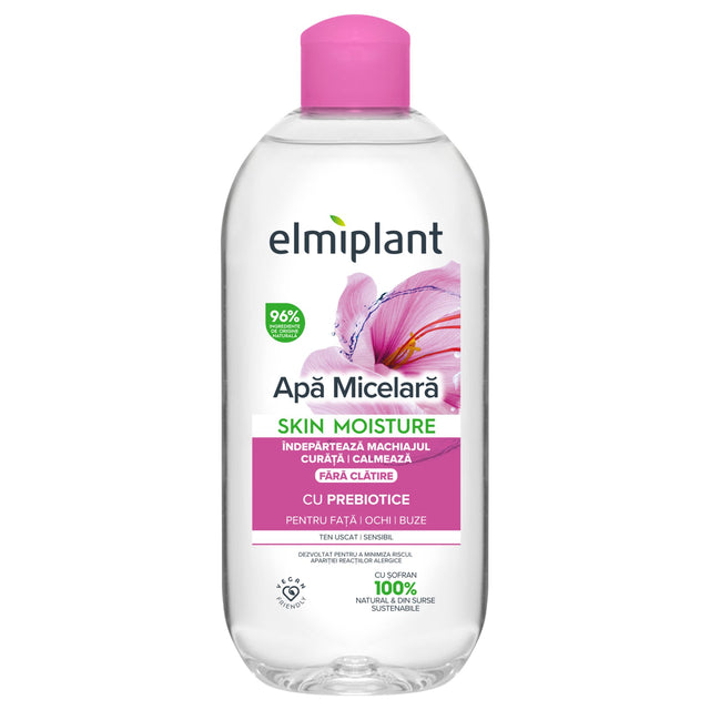 Apa Micelara, Elmiplant, Pentru Ten Uscat si Sensibil, 400 ml - vivimall.ro