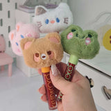 Luciu de Buze, Kevin&Coco, Animat de Plus, Model Ursulet, Maro - vivimall.ro