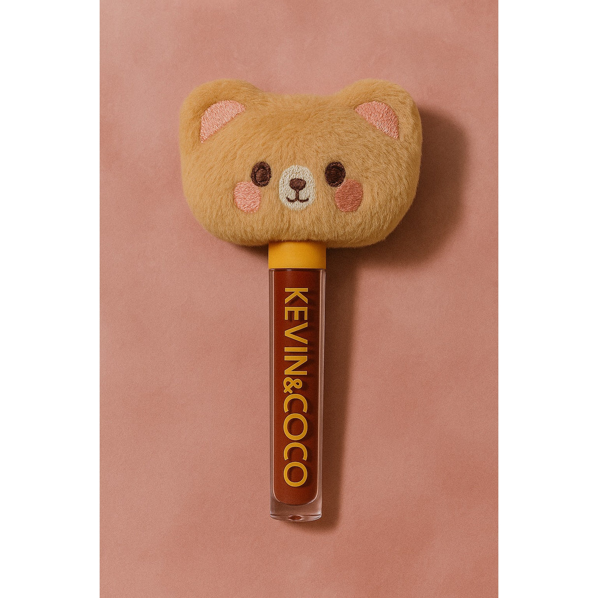 Luciu de Buze, Kevin&Coco, Animat de Plus, Model Ursulet, Maro - vivimall.ro