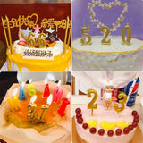Lumanare De Tort, Model Cifra 3, Party, Din Parafina,