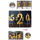Lumanare De Tort, Model Cifra 3, Party, Din Parafina,
