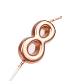 Lumanare De Tort, Party, Din Parafina, Rose Gold