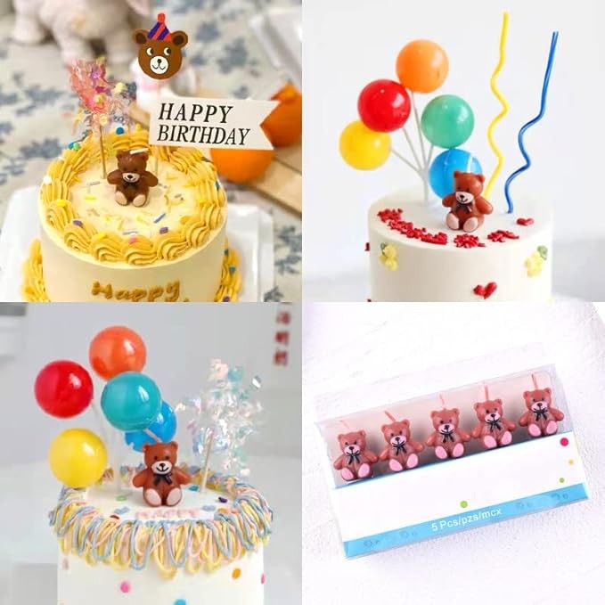 Lumanare De Tort, Model Ursulet, Party,