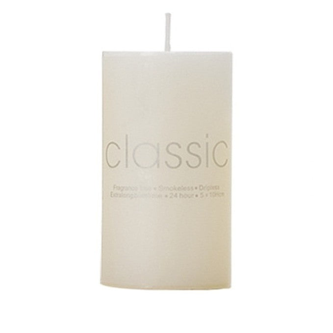 Lumanare Decorativa, Din Parafina, Cilindrica, Fara Fum Si Fara Parfum, 190 G, Ardere 24H, Ivory