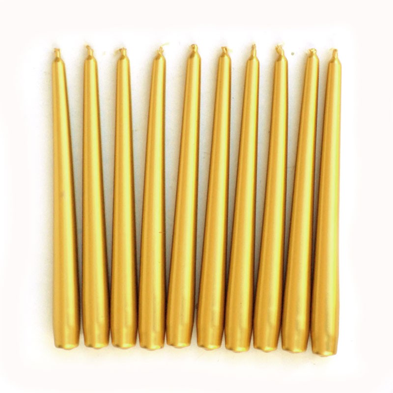 Lumanare Decorativa, Pentru Masa, 25 Cm, Din Parafina, Fara Fum, Ardere 7.5H,