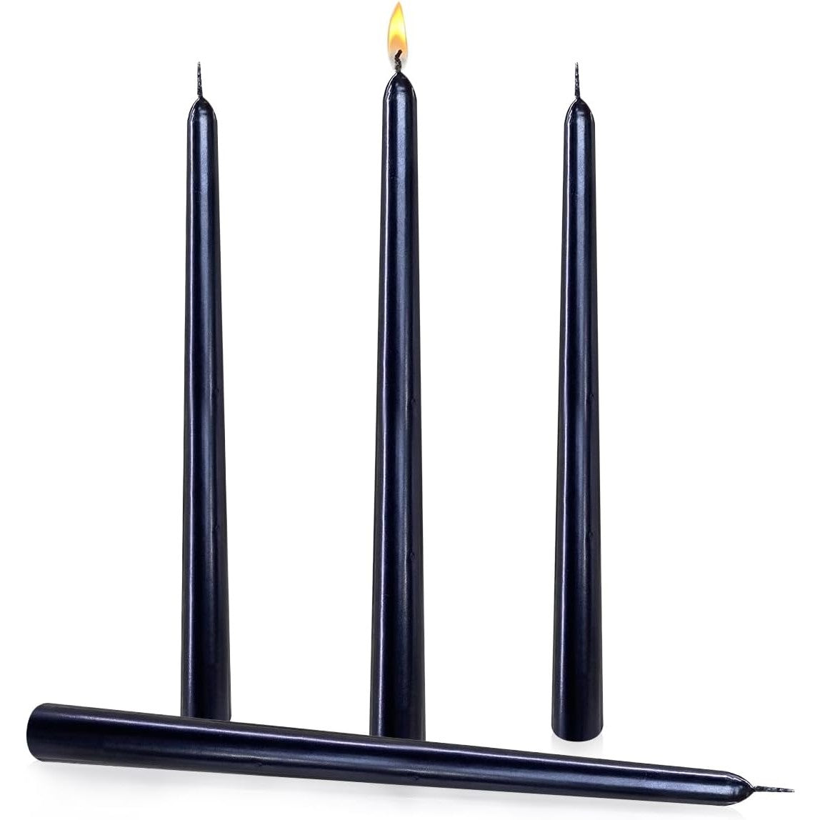Lumanare Decorativa, Pentru Masa, 25 Cm, Din Parafina, Fara Fum, Ardere 7.5H,