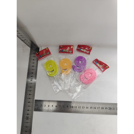 Lumanare Tort, Cifra 9, Culoare Random - vivimall.ro