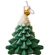 Lumanare Parfumata de Craciun, Flippy, Model Brad de Craciun, din Ceara de Soia, Cadou Creativ Handmade de Craciun, 8 x 7 x 7 cm, Verde - vivimall.ro