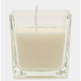 Lumanare Parfumata, Vivimall, Model Pahar Transparent, cu Ulei Esential, 4.8 x 5.4 x 5.5 cm, Aroma de Iasomie, Alb - vivimall.ro