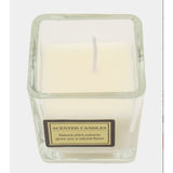 Lumanare Parfumata, Vivimall, Model Pahar Transparent, cu Ulei Esential, 4.8 x 5.4 x 5.5 cm, Aroma de Iasomie, Alb - vivimall.ro