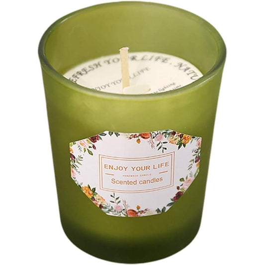 Lumanare Parfumata, Model Pahar, Aroma De Ghimbir, Din Ceara De Soia - vivimall.ro