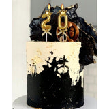 Lumanare Pentru Tort Cifra 2, Gold, Party - vivimall.ro