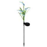 Lumina Solara Led Tip Crin Cu 5 Flori, Inaltime 75 Cm, Pentru Gradina - vivimall.ro