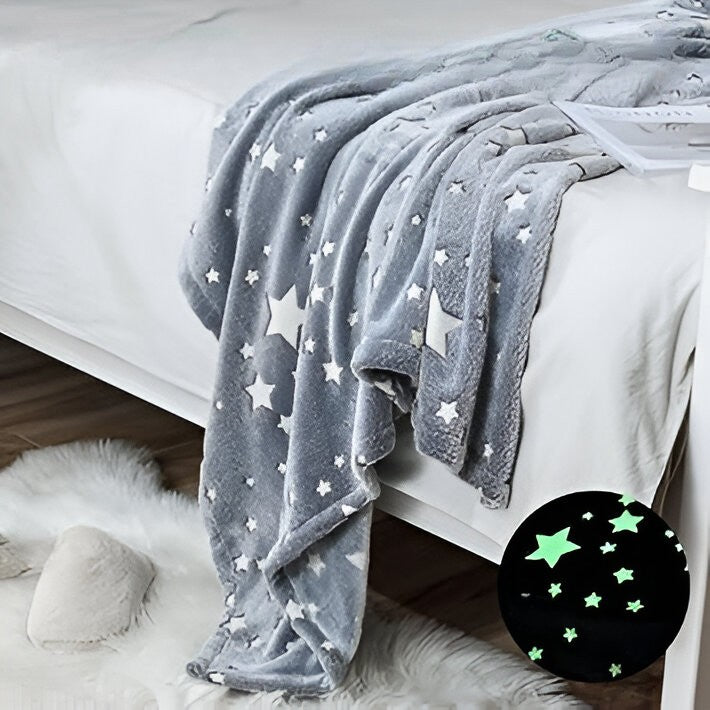 Patura Fosforescentă Cu Cer Instelat | GlowBlanket - vivimall.ro