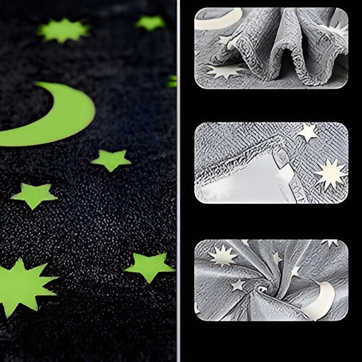 Patura Fosforescentă Cu Cer Instelat | GlowBlanket - vivimall.ro