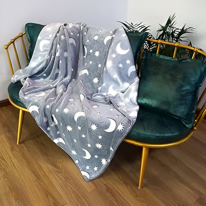 Patura Fosforescentă Cu Cer Instelat | GlowBlanket - vivimall.ro