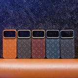 Carcasa Magentica, Vivimall, din Fibra de Carbon, pentru iPhone 17 Pro, Portocaliu - vivimall.ro