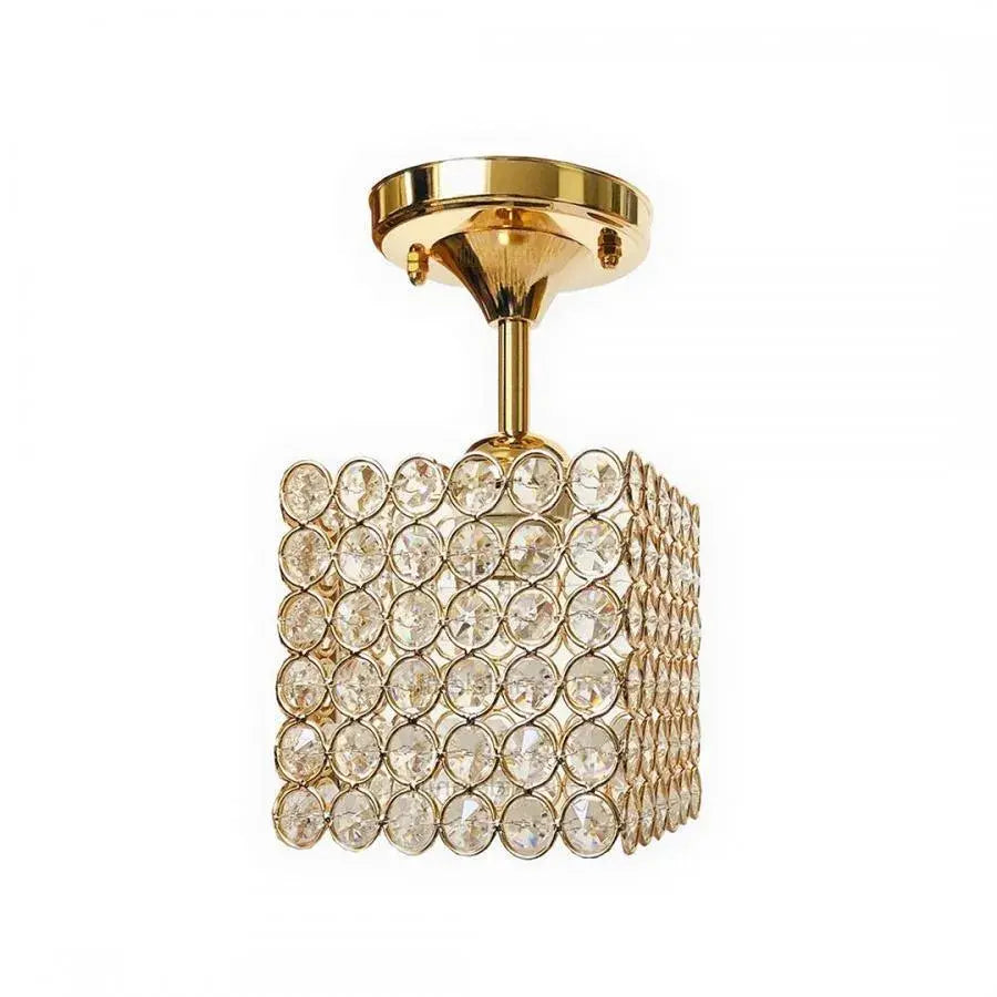 Lustra Catrina Cristal, 1 X E27, Patrat - vivimall.ro