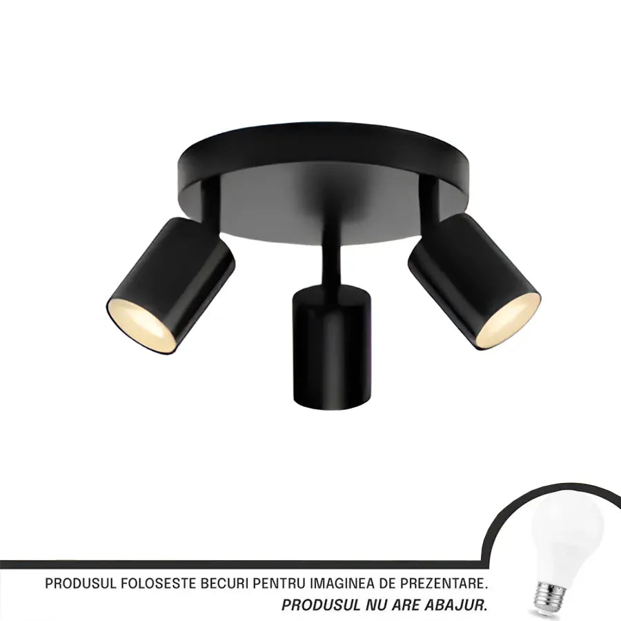 Lustra Joom Cu Proiectoare Rotund, 3 X Gu10 - vivimall.ro