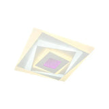 Lustra Led Nivara Rgb 3D, Lumina Rece/Calda/Neutra - vivimall.ro