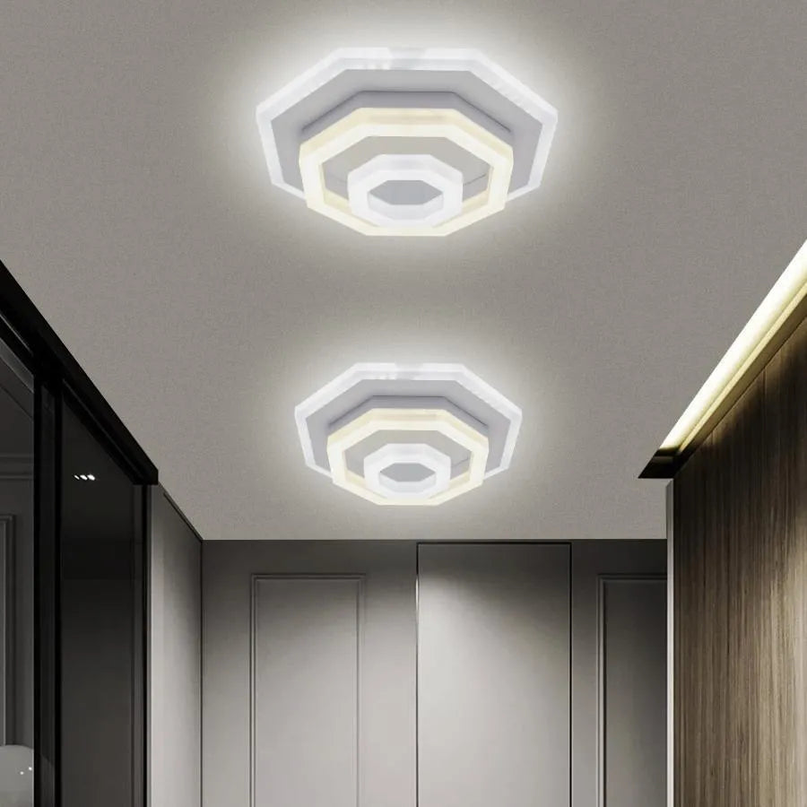 Lustra Led Adeline, Diametru 20Cm, Lumina Rece/Calda/Neutra - vivimall.ro