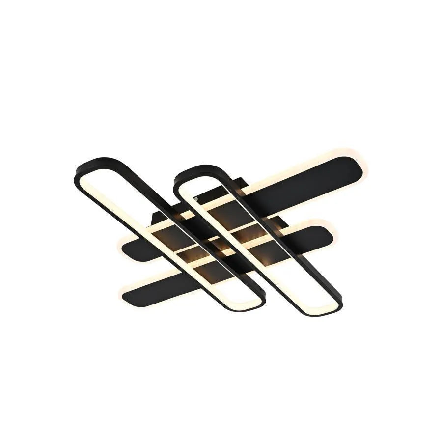 Lustra Led Cu Telecomanda Afina, 4 Elemente, Lumina Rece/Calda/Neutra, Dimabila - vivimall.ro