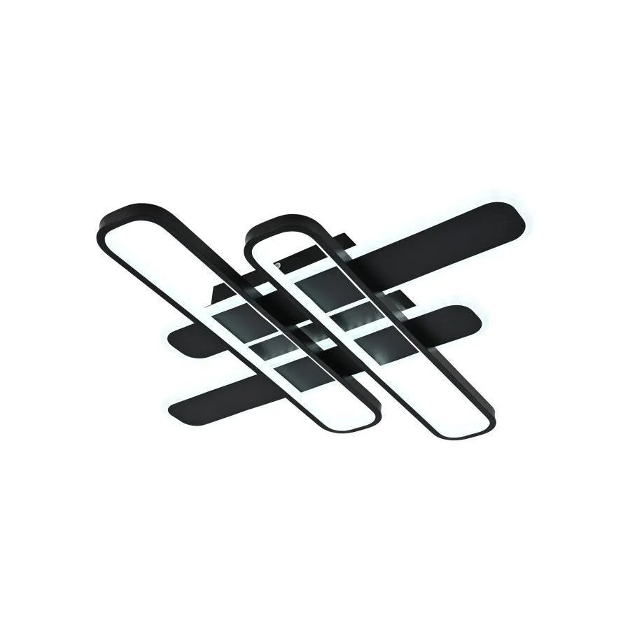 Lustra Led Cu Telecomanda Afina, 4 Elemente, Lumina Rece/Calda/Neutra, Dimabila - vivimall.ro