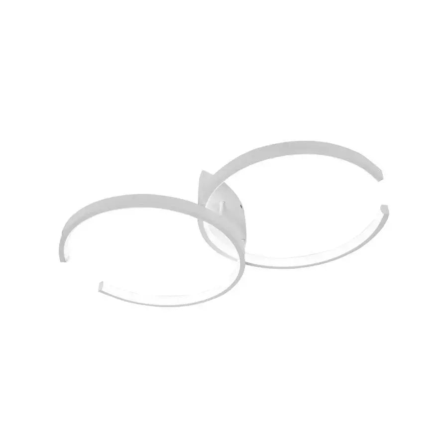 Lustra Led Cu Telecomanda Noah, 2 Elemente, Lumina Rece/Calda/Neutra, Dimabila