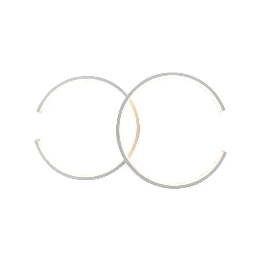 Lustra Led Cu Telecomanda Noah, 2 Elemente, Lumina Rece/Calda/Neutra, Dimabila
