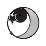 Lustra Led Cu Telecomanda Alyona, Luna Si Stea, Lumina Rece/Calda/Neutra, Dimabila - vivimall.ro