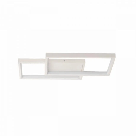 Lustra Led Cu Telecomanda Landyn, 2 Patrate, Lumina Rece/Calda/Neutra, Dimabila - vivimall.ro