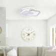 Lustra Led Cu Cristal Anastasia, Diametru 30Cm, Lumina Rece/Calda/Neutra - vivimall.ro