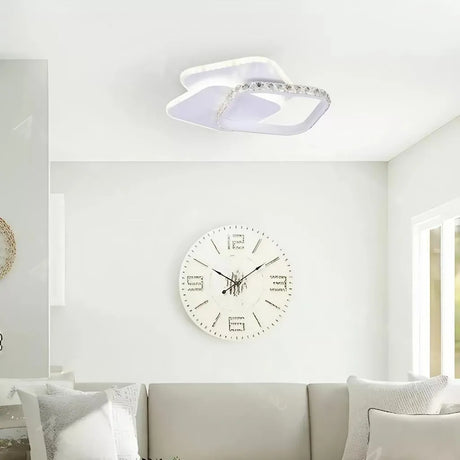 Lustra Led Cu Cristal Anastasia, Diametru 30Cm, Lumina Rece/Calda/Neutra - vivimall.ro