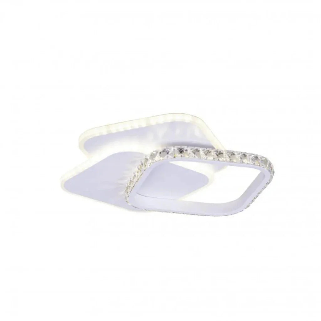 Lustra Led Cu Cristal Anastasia, Diametru 30Cm, Lumina Rece/Calda/Neutra - vivimall.ro