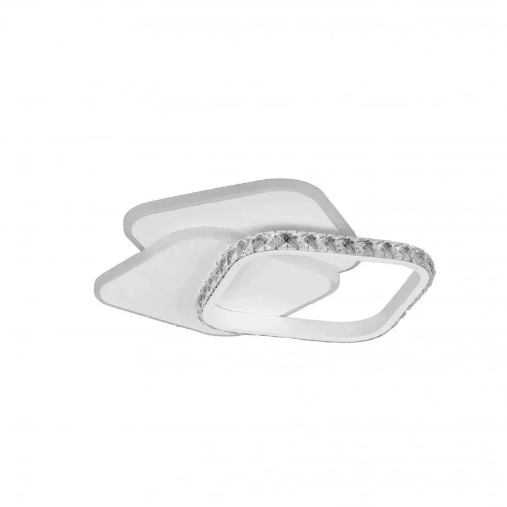 Lustra Led Cu Cristal Anastasia, Diametru 30Cm, Lumina Rece/Calda/Neutra - vivimall.ro
