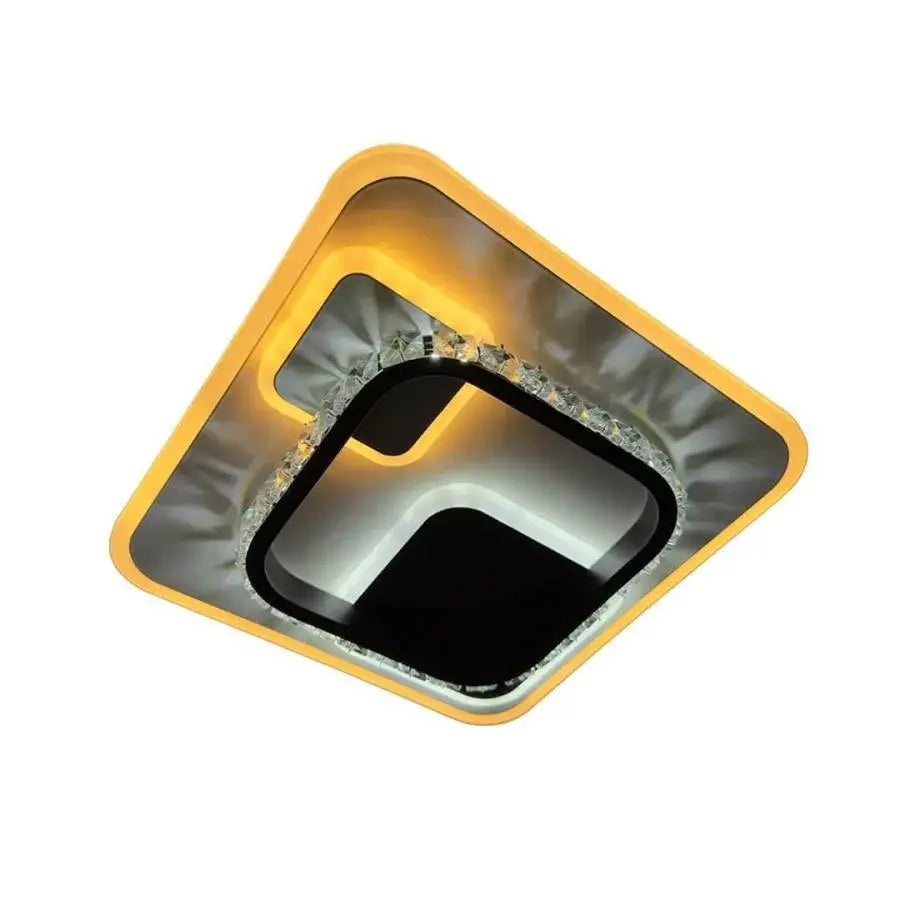 Lustra Led Cu Cristal Ariella, Patrata, Lumina Rece/Calda/Neutra - vivimall.ro