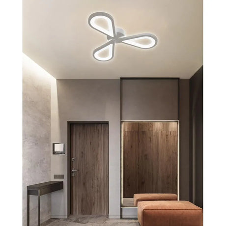 Lustra Led Auralius, 3 Petale, Lumina Neutra, 4000K - vivimall.ro