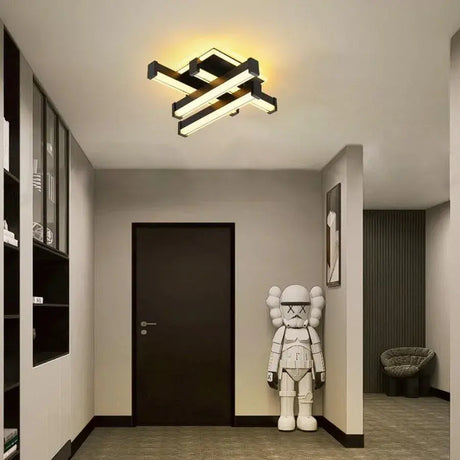 Lustra Led Cade, 4 Elemente, Liniara, Lumina Rece/Calda/Neutra - vivimall.ro