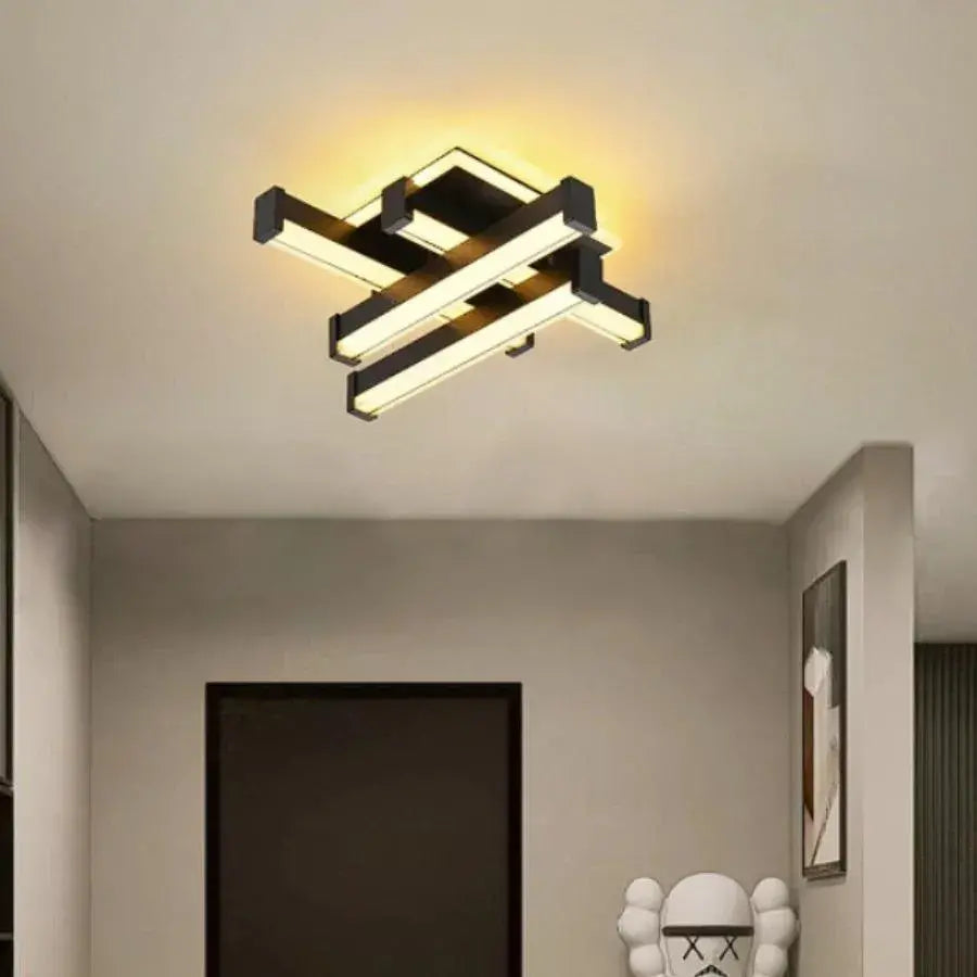 Lustra Led Cade, 4 Elemente, Liniara, Lumina Rece/Calda/Neutra - vivimall.ro