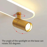 Lustra Led Camilla, Acril Si Metal - vivimall.ro